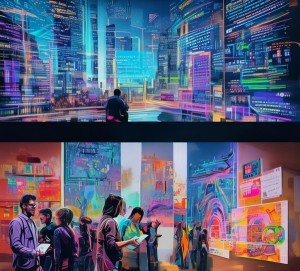 从技术到艺术，AI、区块链与物联网的现代应用