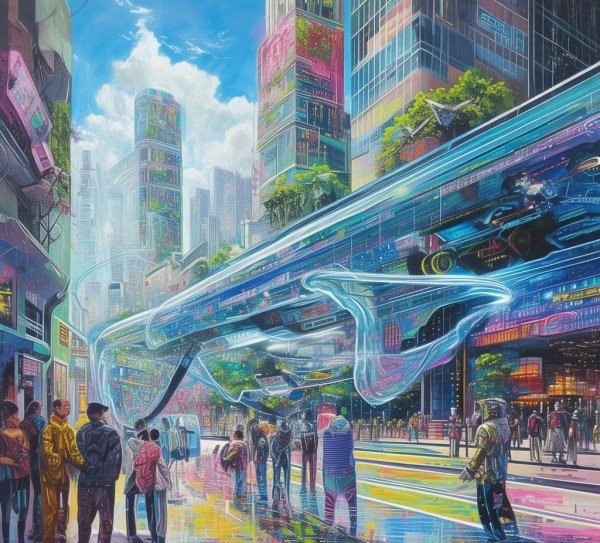科技与创新未来油画棒,描绘未来科技的未来 科技与创新未来油画棒,描绘未来科技的未来